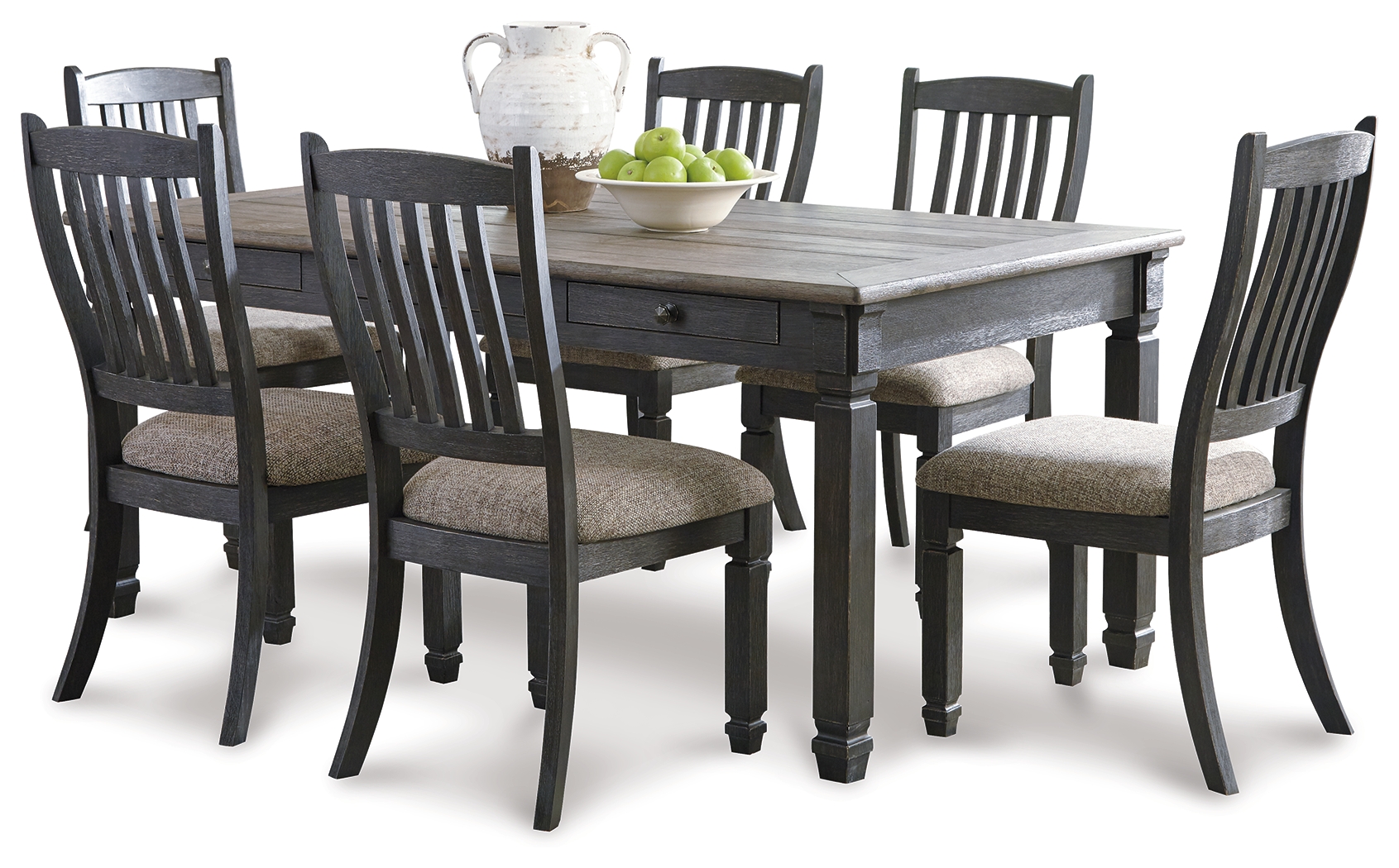 Tyler Creek Dining Table and 6 Chairs D736D4 by Signature Design by