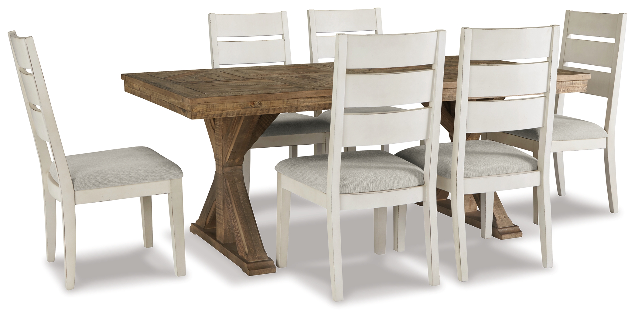 Grindleburg Dining Table and 6 Chairs D754D12 by Signature Design by Ashley at Callan Furniture