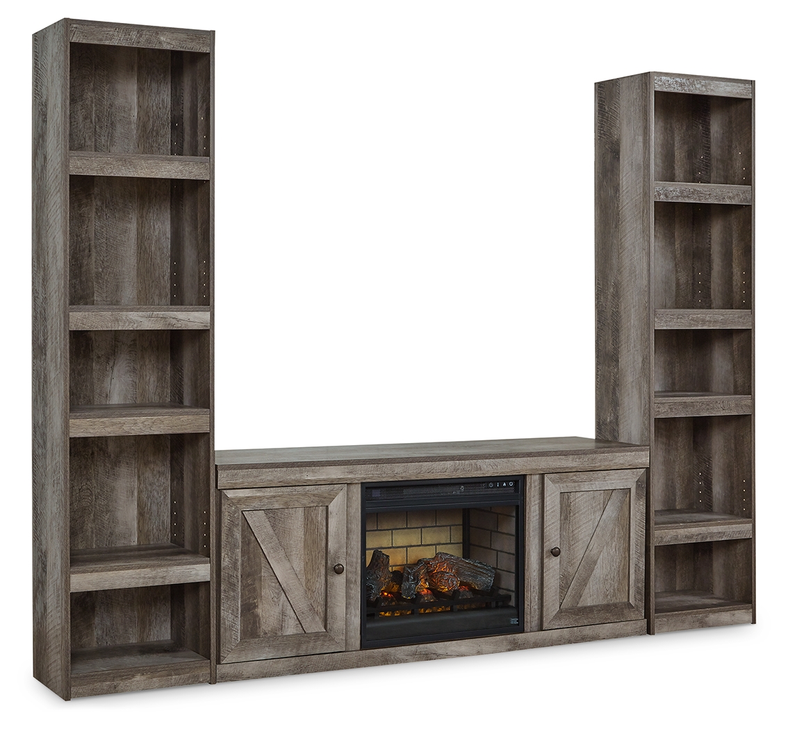Wynnlow 3Piece Entertainment Center with Electric Fireplace