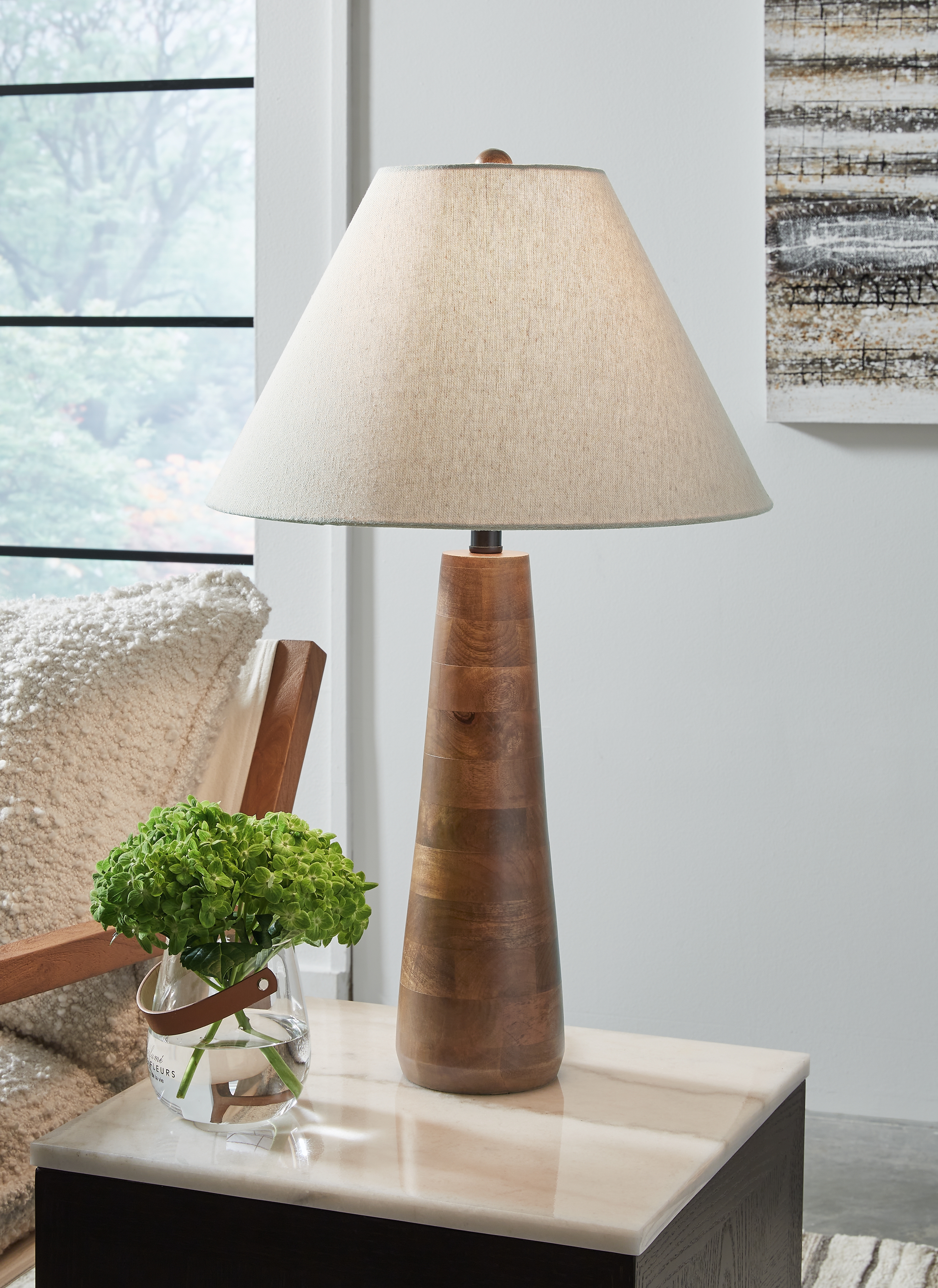 Danset Wood Table Lamp - Thumbnail 2