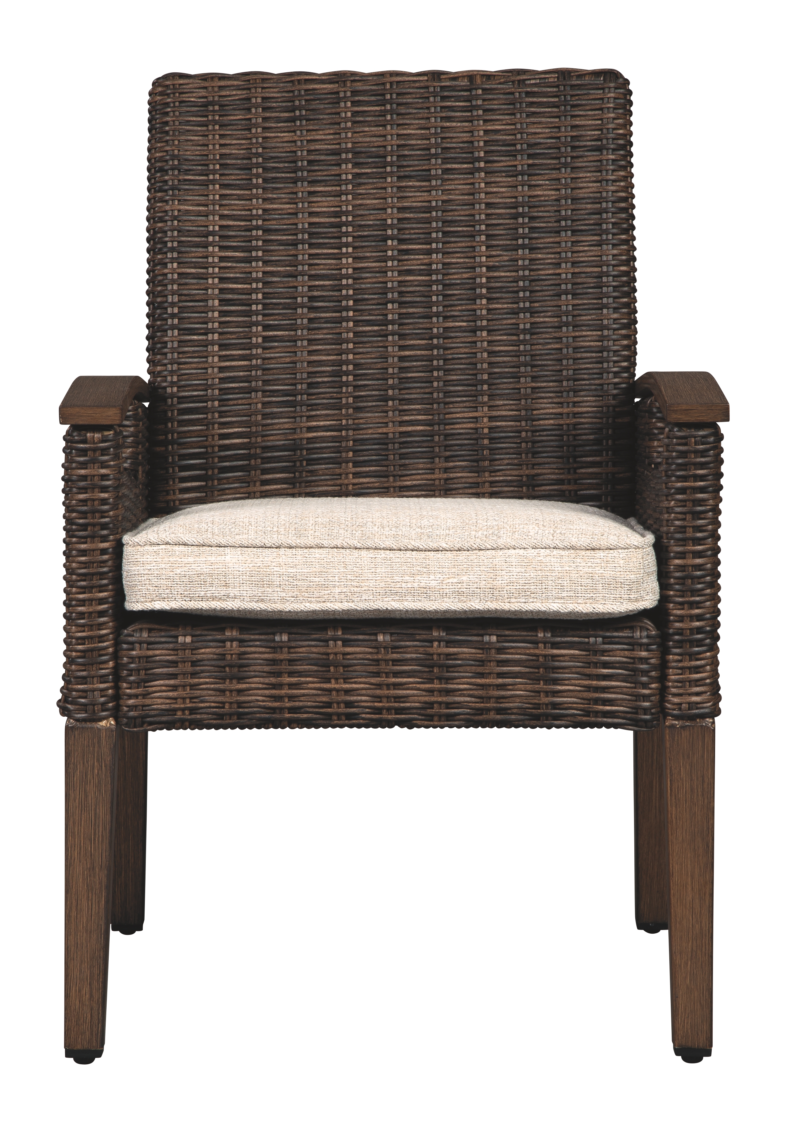 wicker loveseat and chair cushion sets on Paradise Trail Arm Chair With Cushion Set Of 2 By Signature Design By Ashley Sacch2wm8600 Missouri Furniture