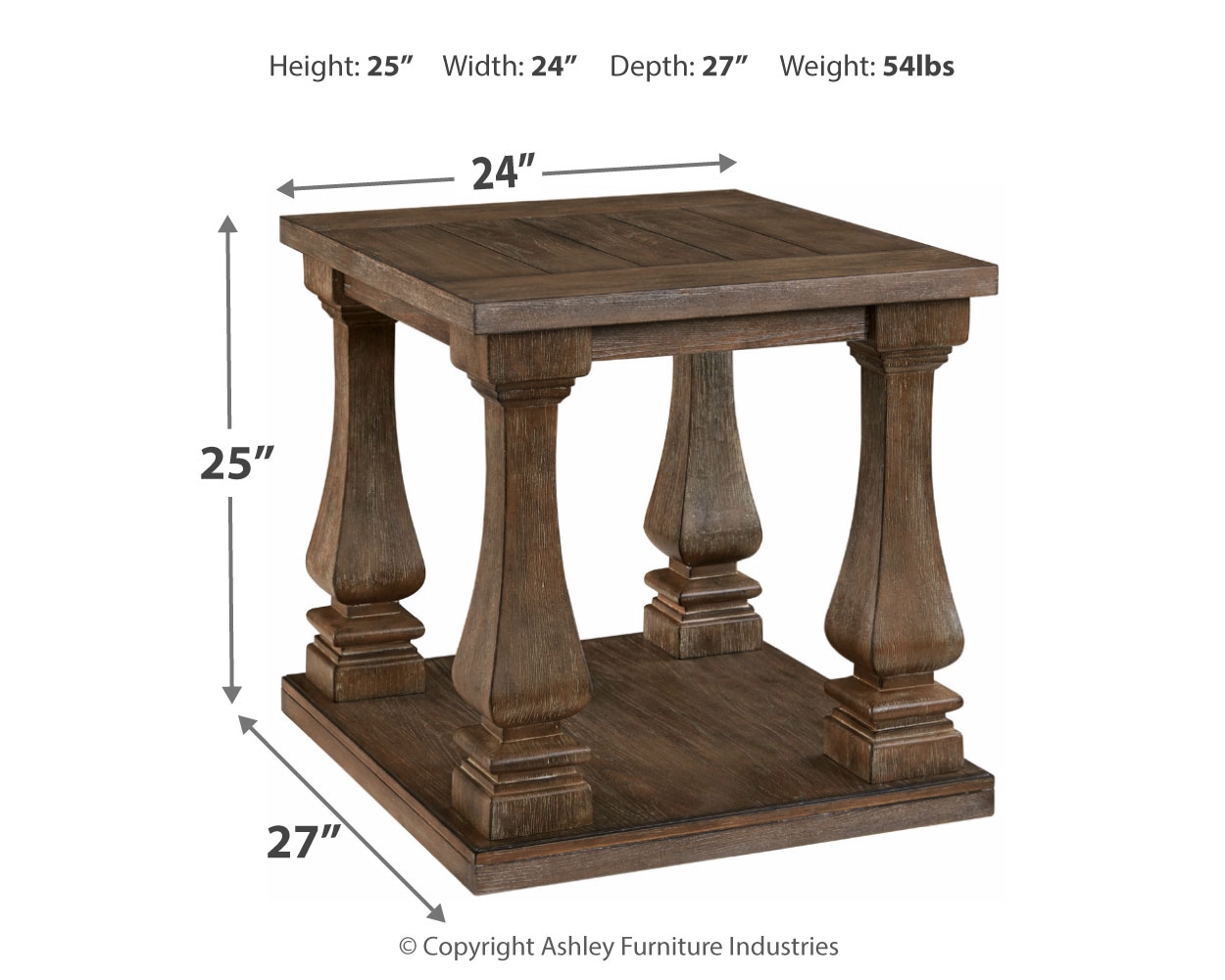 Johnelle End Table 210125680 at Turner's Budget Furniture