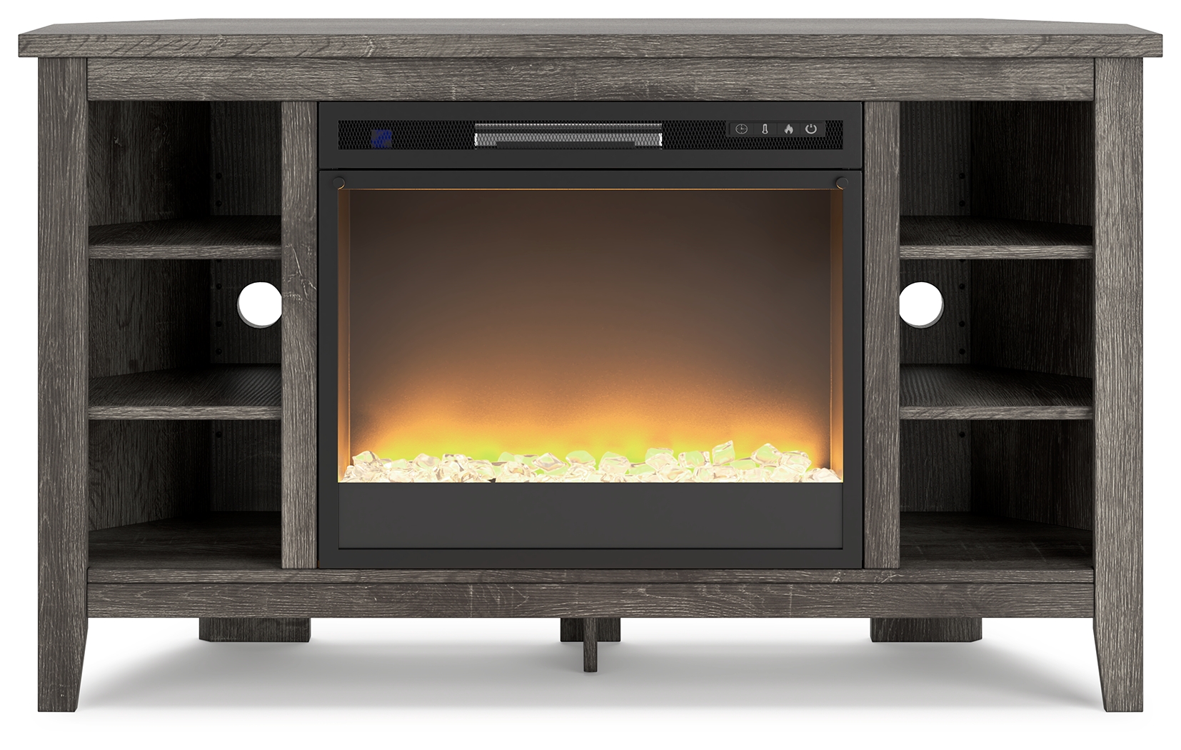 Arlenbry Corner TV Stand with Electric Fireplace W275W5 by Signature