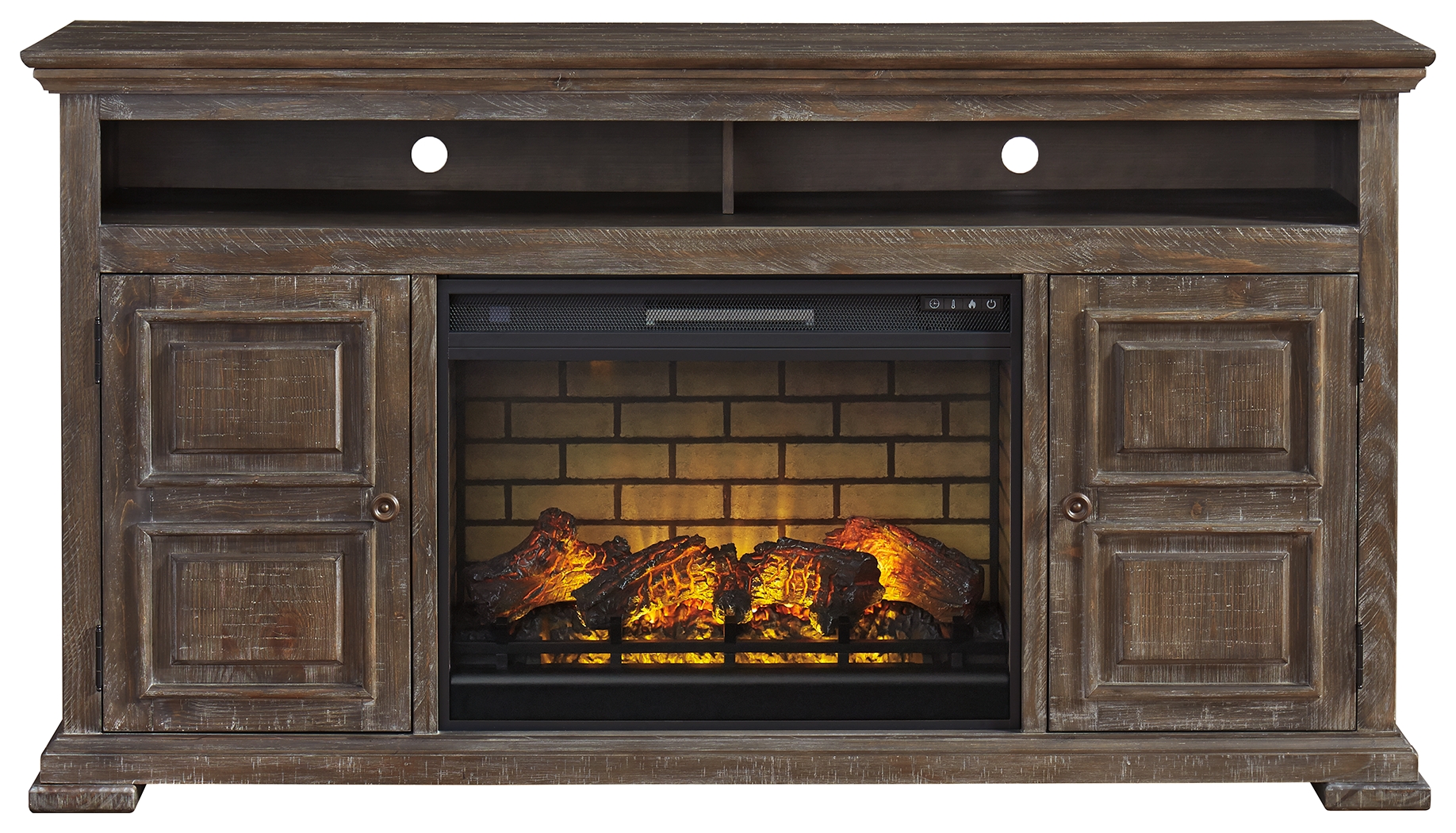Wyndahl 72" TV Stand with Electric Fireplace by Signature Design by