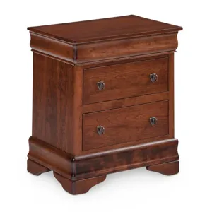 Louis Philippe 2-Drawer Nightstand