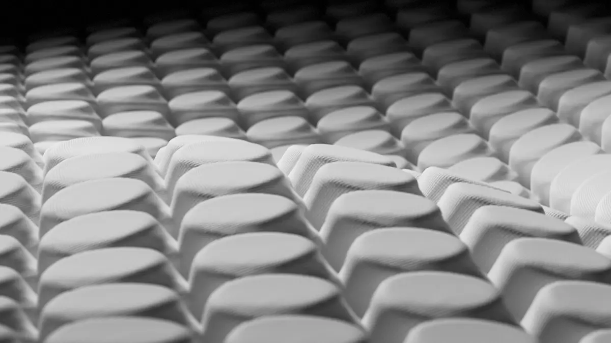 Close up of a Beautyrest mattress