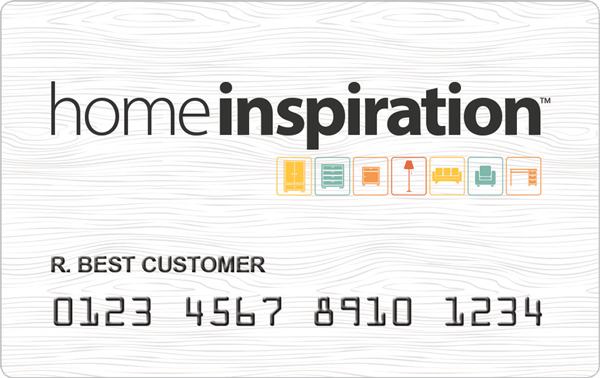 home inspiration example credit card