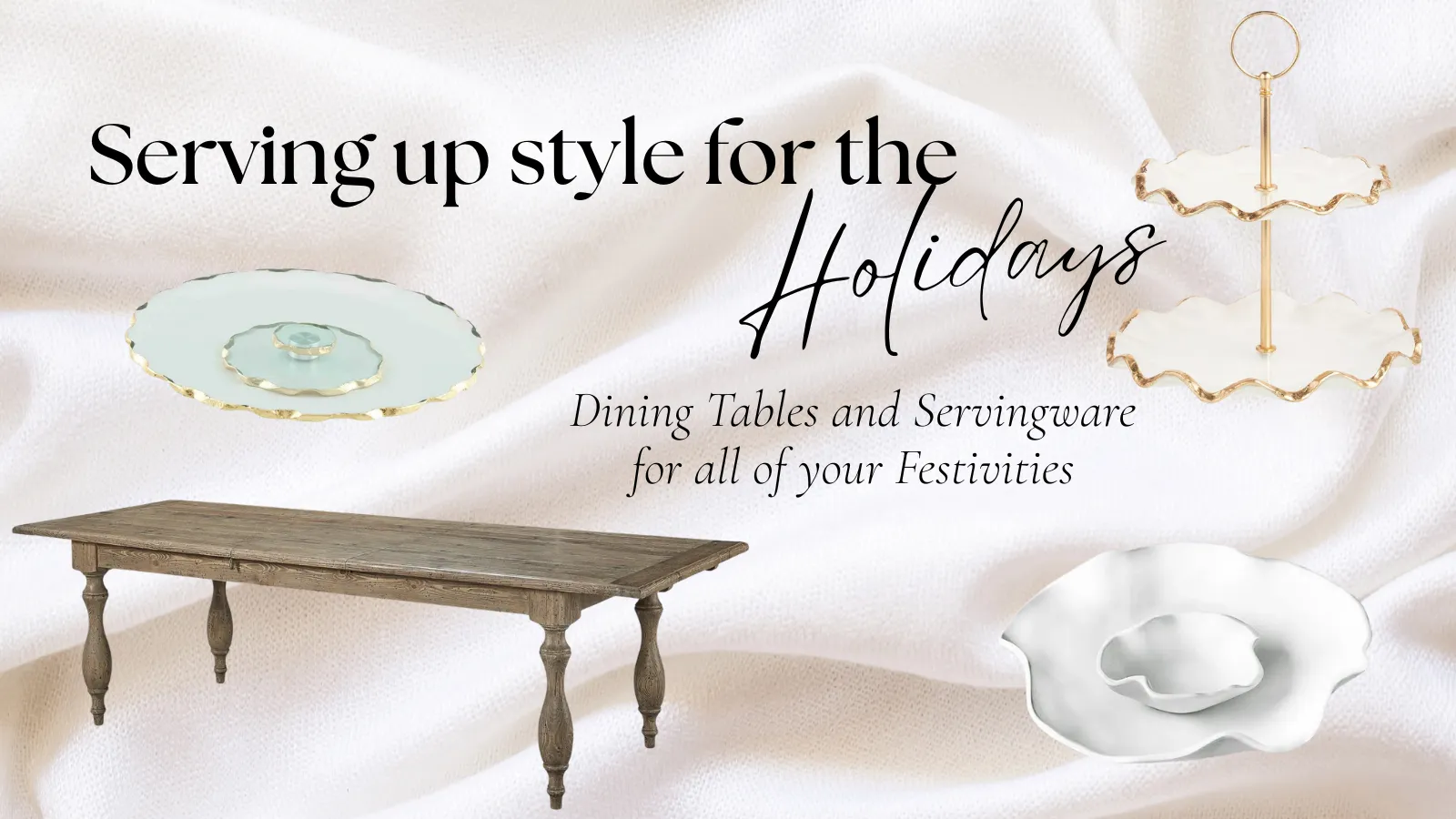 Serving Up Style for the Holidays: Dining Tables 