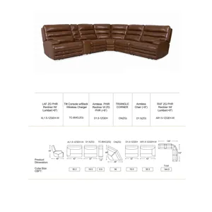 MONTREAL 6PC SECTIONAL