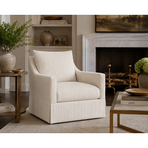 Grace Fabric Swivel Chair