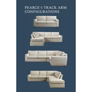 Pearce Ii White 4 Piece Sectional