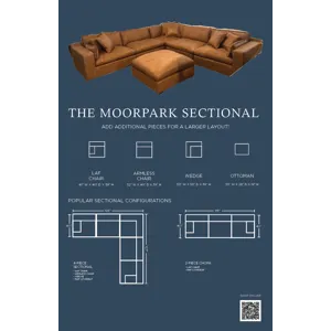 MOORPARK 5 PC SECTIONAL M