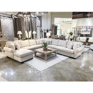 PEARCE GREY 4PC SECTIONAL