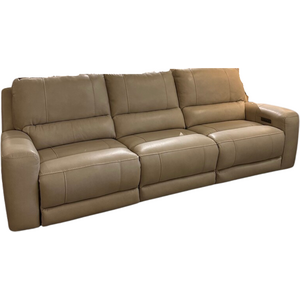 DUNHAM IVORY TRIPLE POWER SOFA
