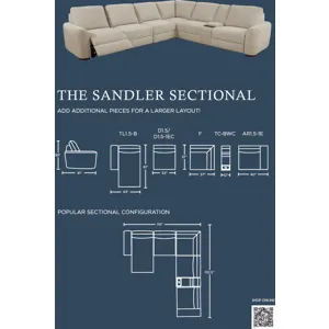 Sandler 6 Piece Sectional