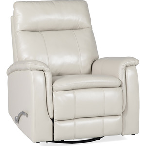 ALFRED TAUPE MANUAL SWIVEL RECLINER