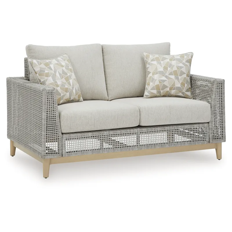 Seton Creek Outdoor Loveseat with Cushion