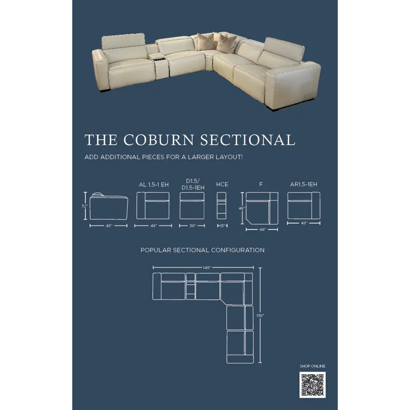 COBURN 6PC SECTIONAL