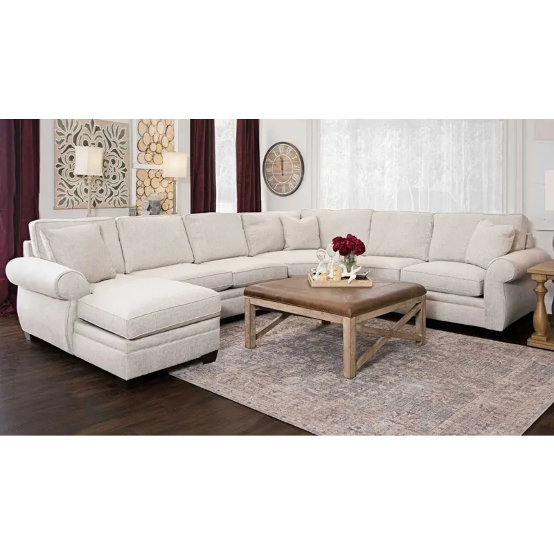 PEARCE GREY 4PC SECTIONAL