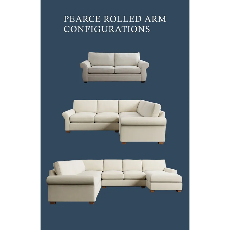 Pearce Grey 4 Piece Sectional