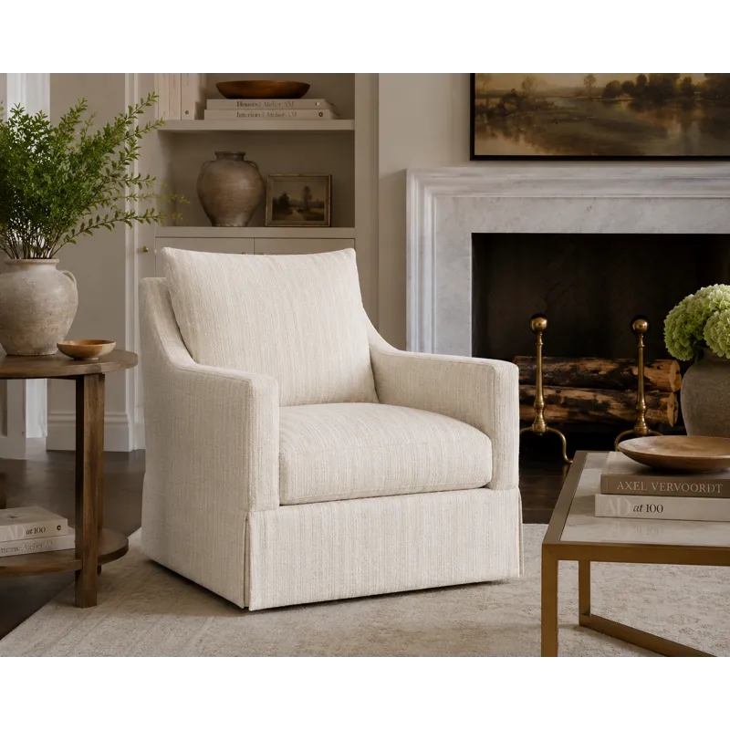 GRACE FABRIC SWIVEL CHAIR