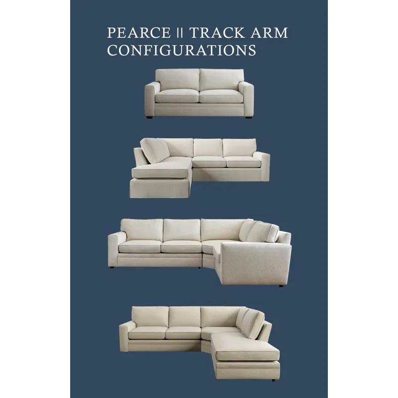 Pearce Ii White 4 Piece Sectional