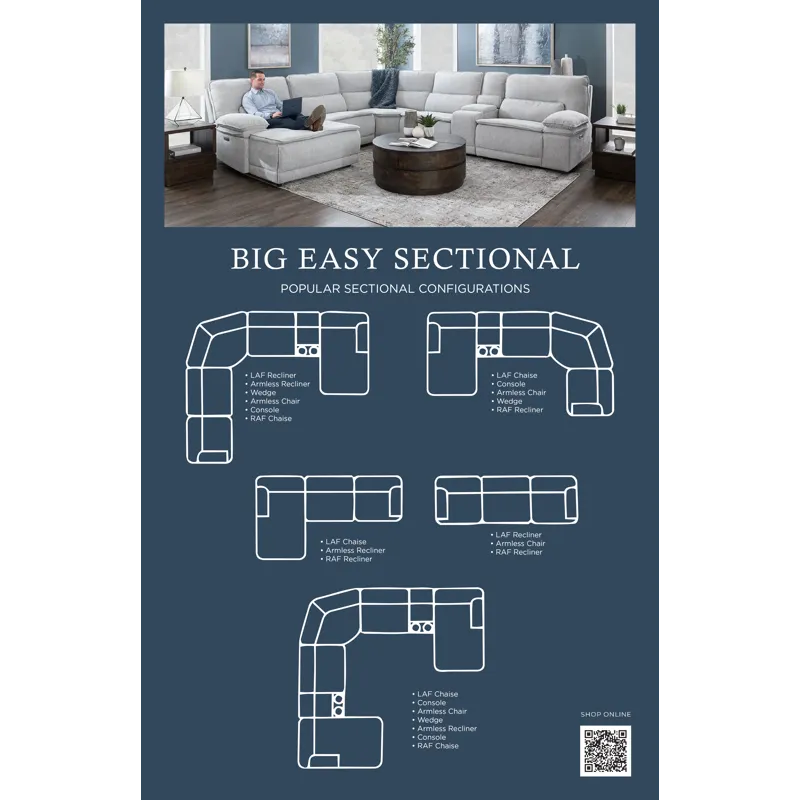 BIG EASY 5PC POWER RECLINE SECT