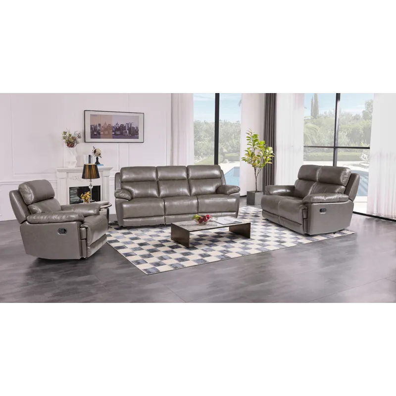 LEGEND BROWN POWER SOFA 