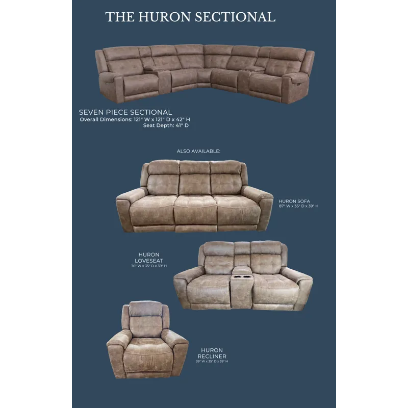 HURON SEVEN PIECE SECTIONAL
