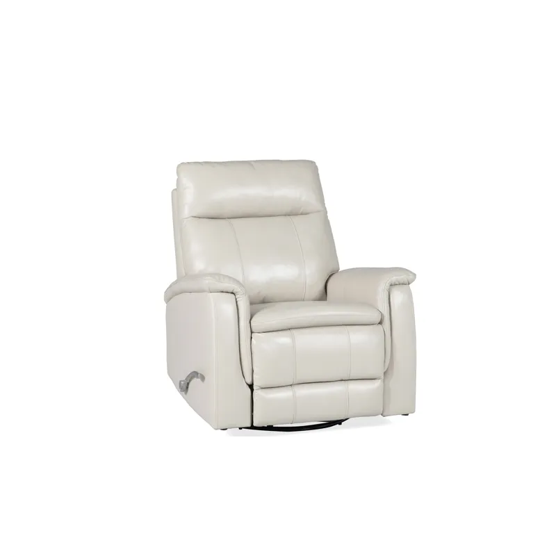ALFRED TAUPE MANUAL SWIVEL RECLINER