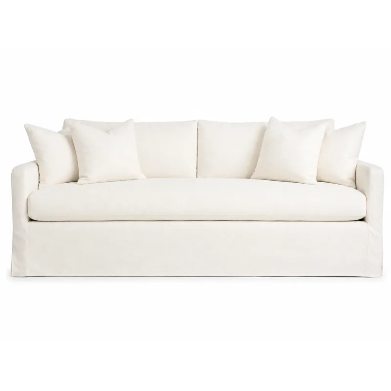Milena Eggshell Bench Sofa