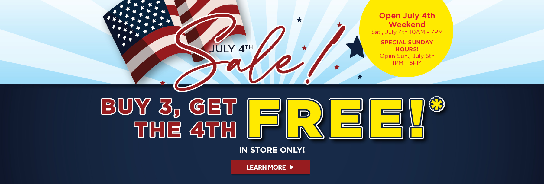 July 4th Sale