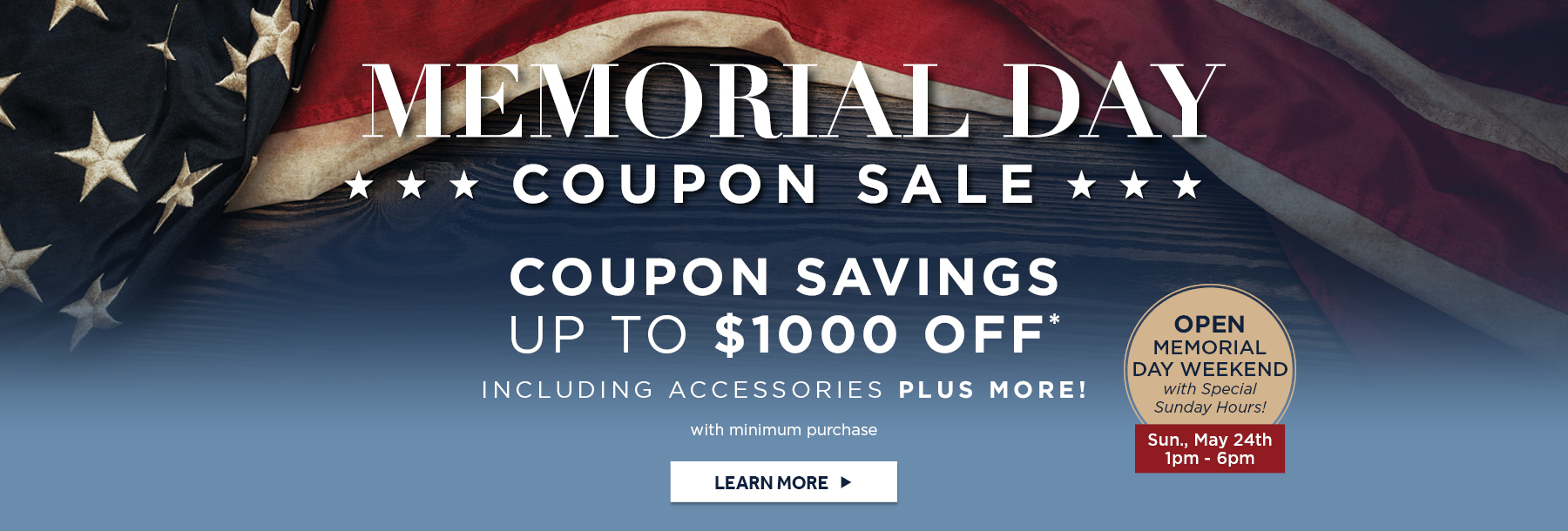 Memorial Day Sale