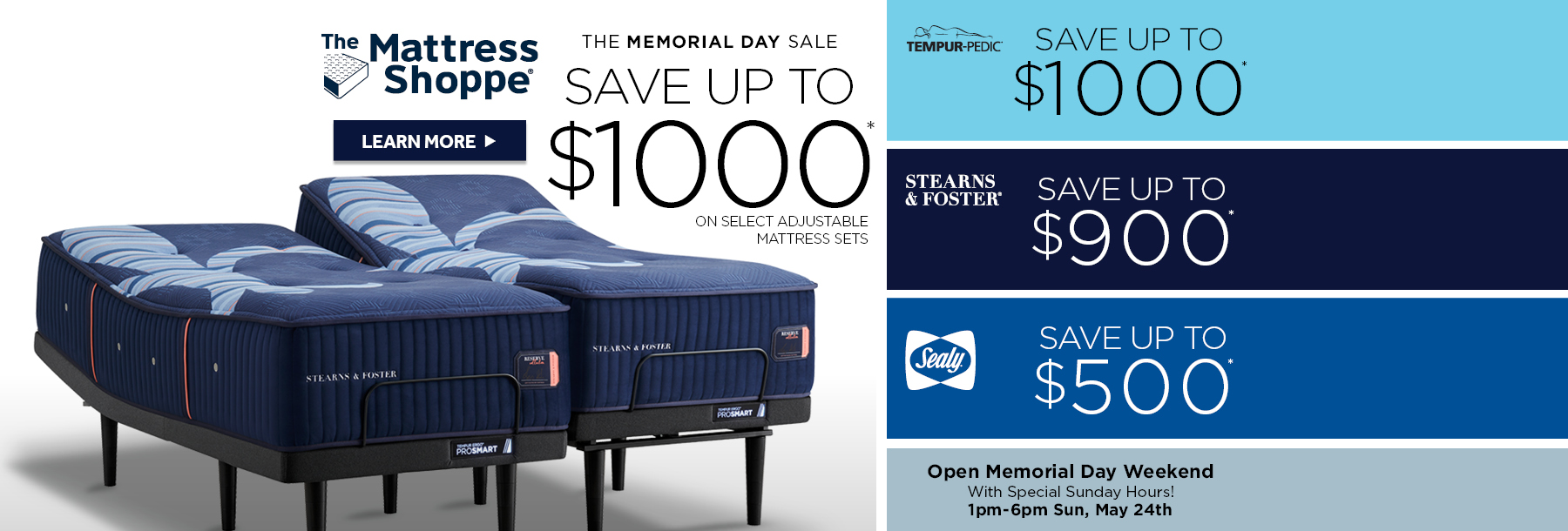 Memorial Day TSI Specials