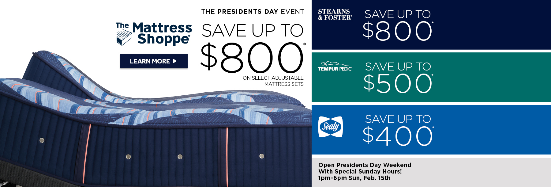 Presidents Day TSI Specials