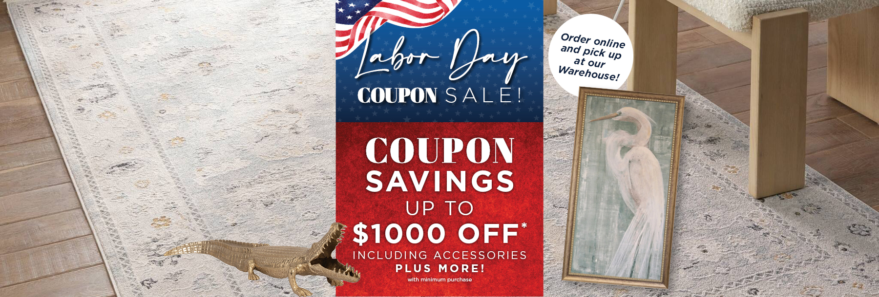 Labor Day Rug and Accessory Sale Starts Now