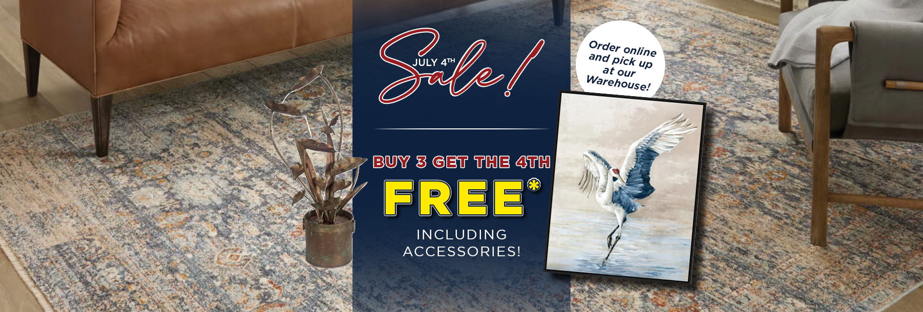 July 4th Rug and Accessory Sale
