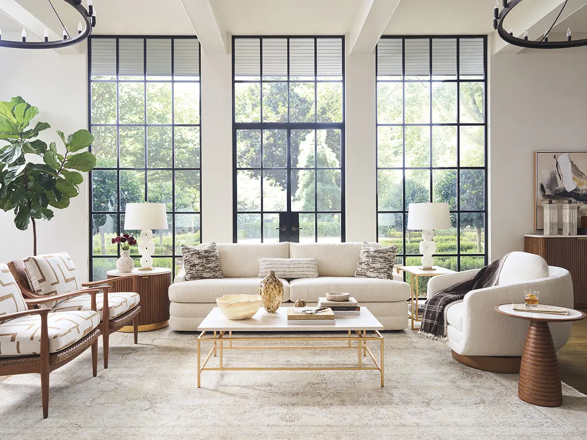 Light and modern styled living room