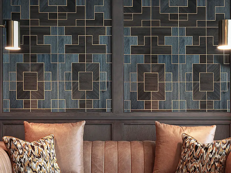 Wood veneer wallcovering texture