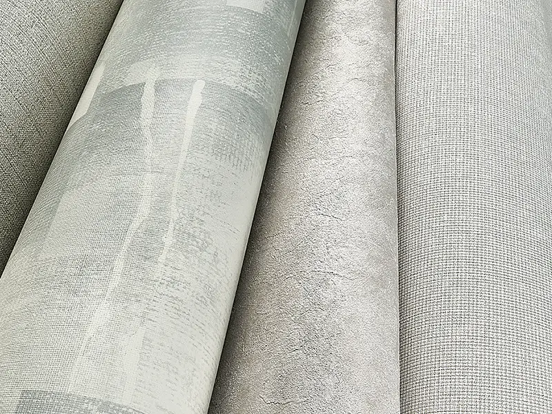 Performance PVC-free wallcovering texture