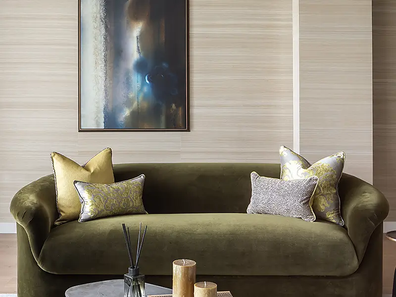 Silk and sateen wallcovering texture