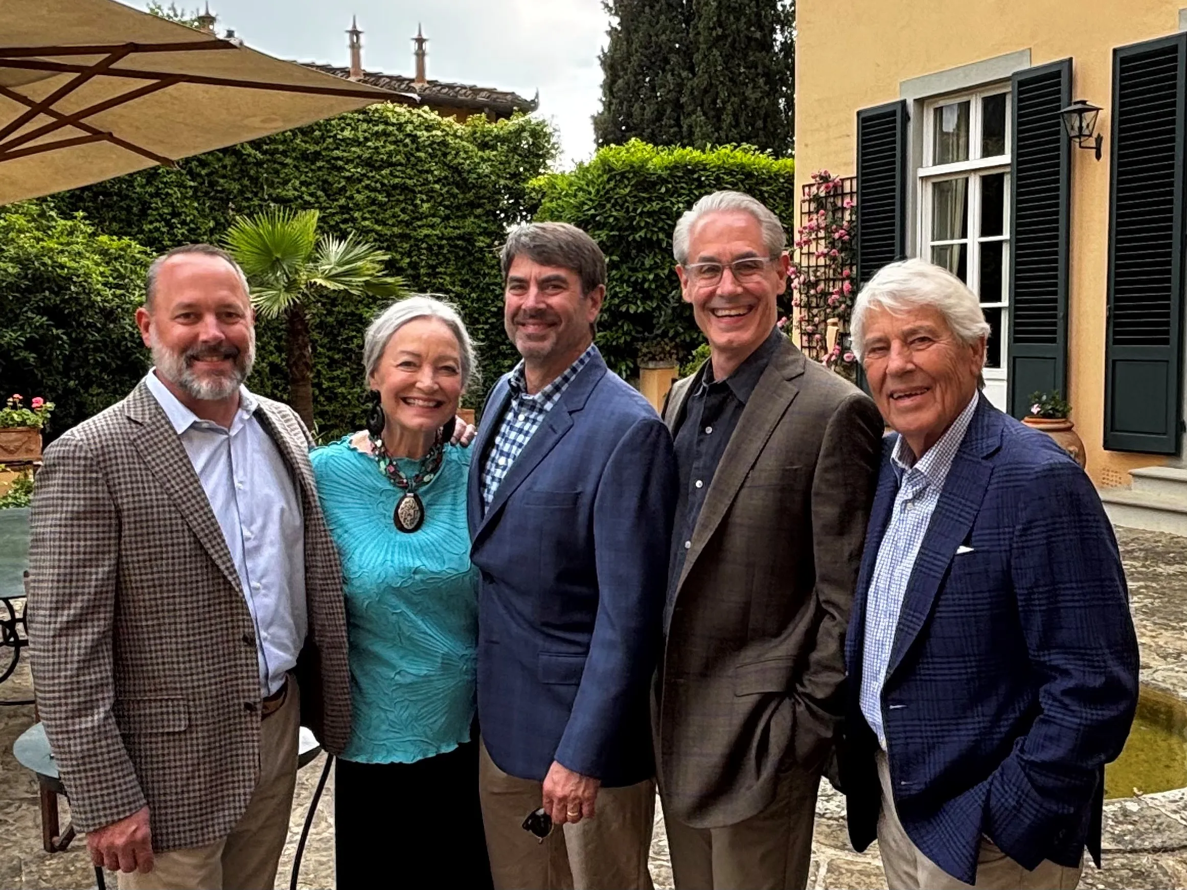 Brothers Ben, David and Mitch Monnin pictured with their parents, Sandy and Dave Monnin Sr., owners of your local Ashley.