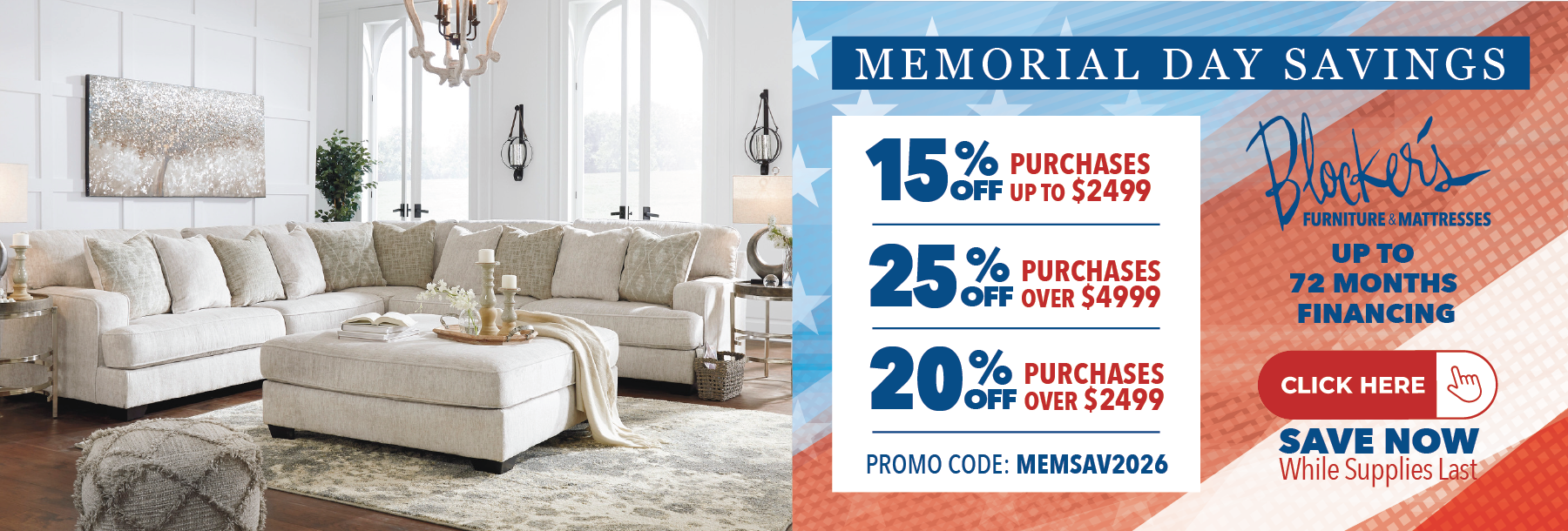 Memorial Day Savings