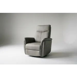 Kelly Swivel Glider Recliner - Medium Grey