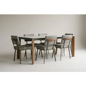 Fabiola Table and Wesley Chairs Dining Set