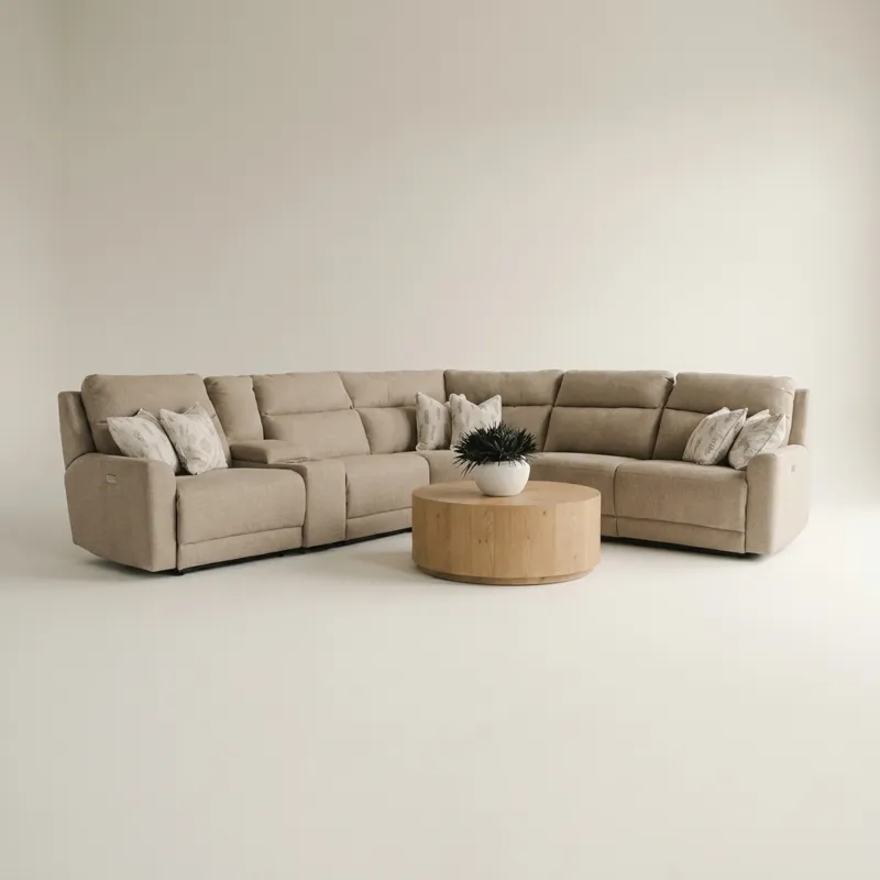 Social Club 6 PC Power Reclining Sectional