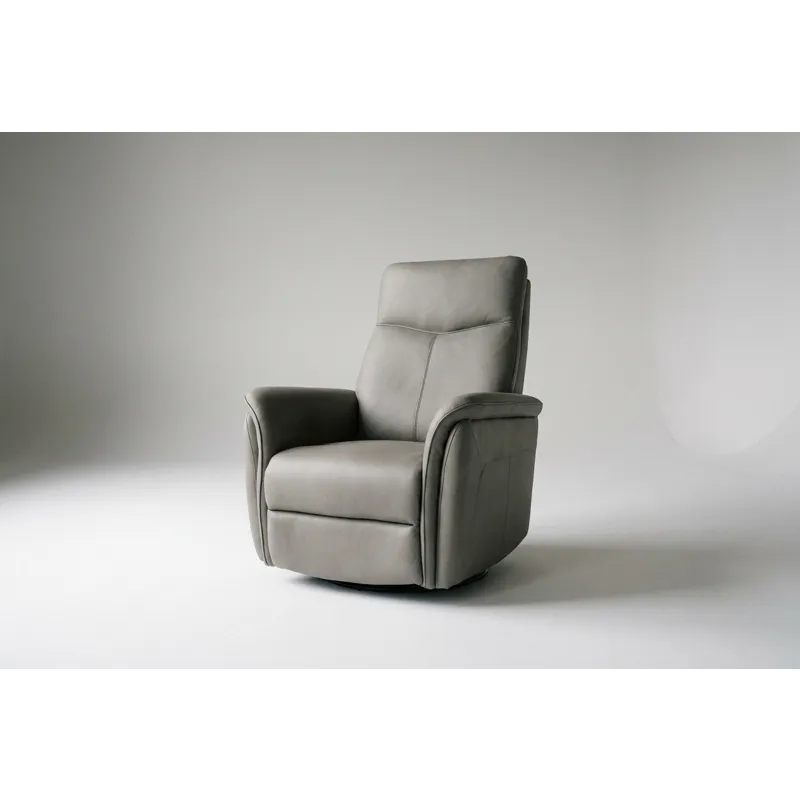 Kelly Swivel Glider Recliner - Medium Grey