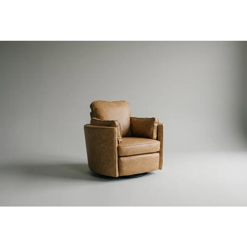 Luana Fabric Swivel Recliner