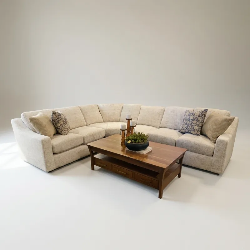 Caverra 4pc Sectional 