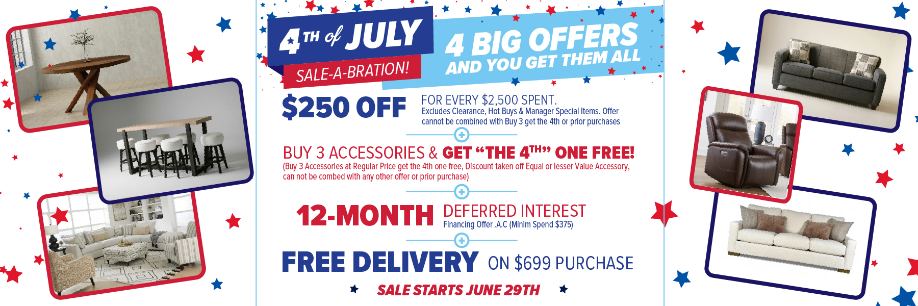 4th Of July Sale-A-Bration!